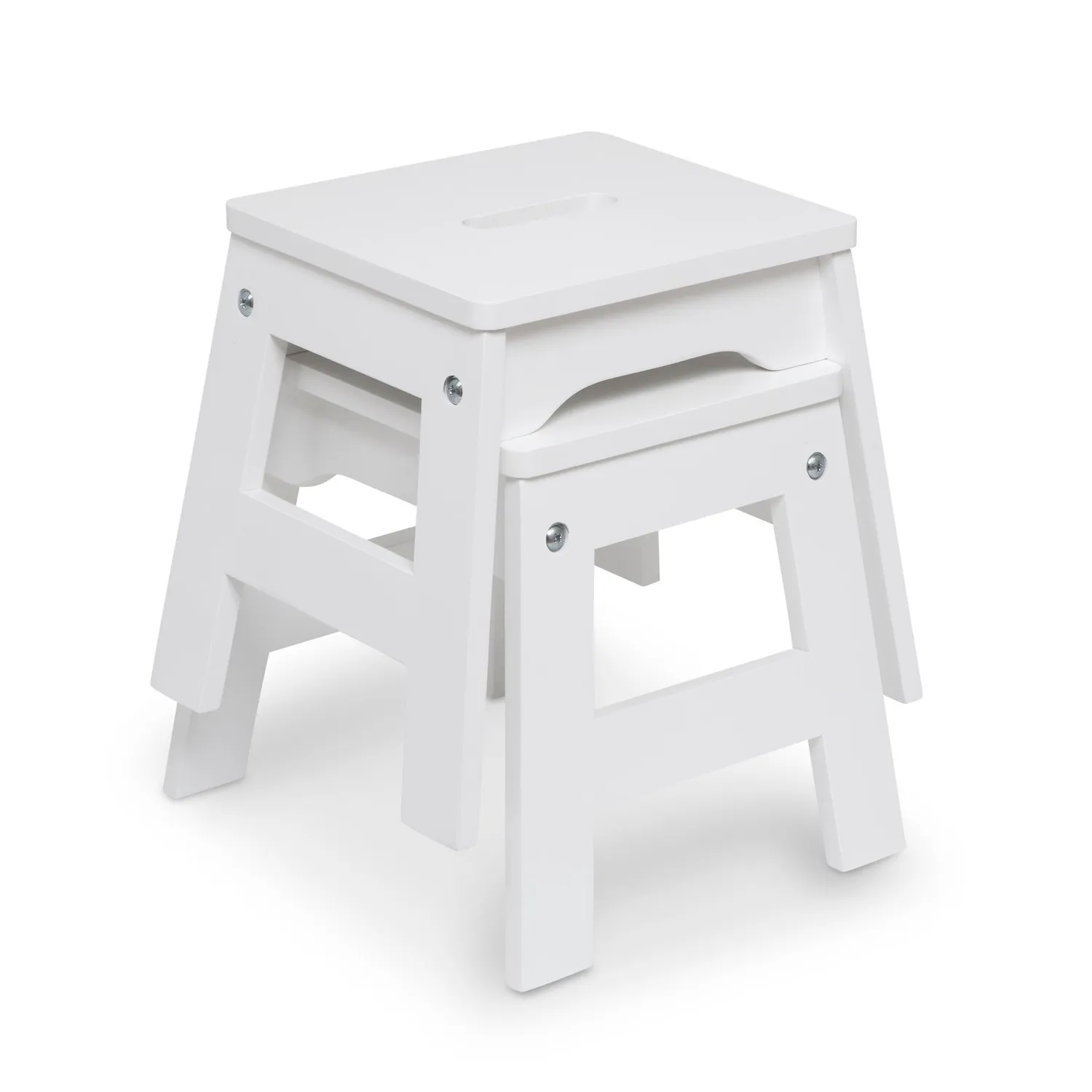 Melissa & Doug Wooden Stools kinderkrukjes 2 stuks hout