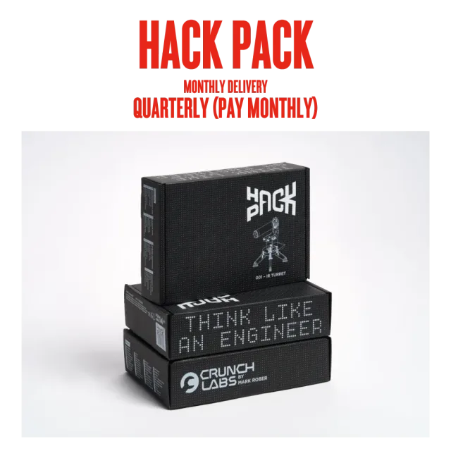 Mark Rober Hack Pack experimenteerbox kwartaal 10+