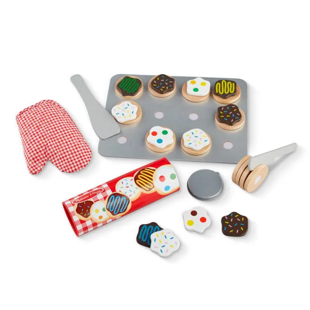 Melissa & Doug Slice & Bake Koekjes houten speelgoed 12 stuks