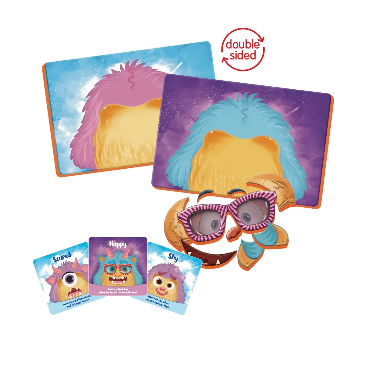 Puedo Monster magnetisch spel emoties magneetdoos
