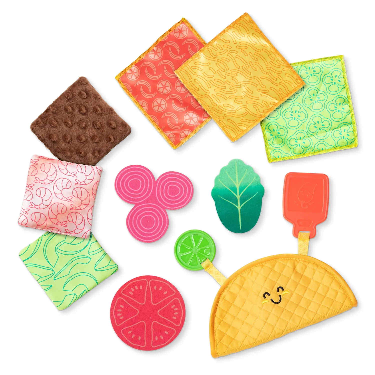 Melissa & Doug Soft Taco babyspeelgoed stof vulling 6 maanden