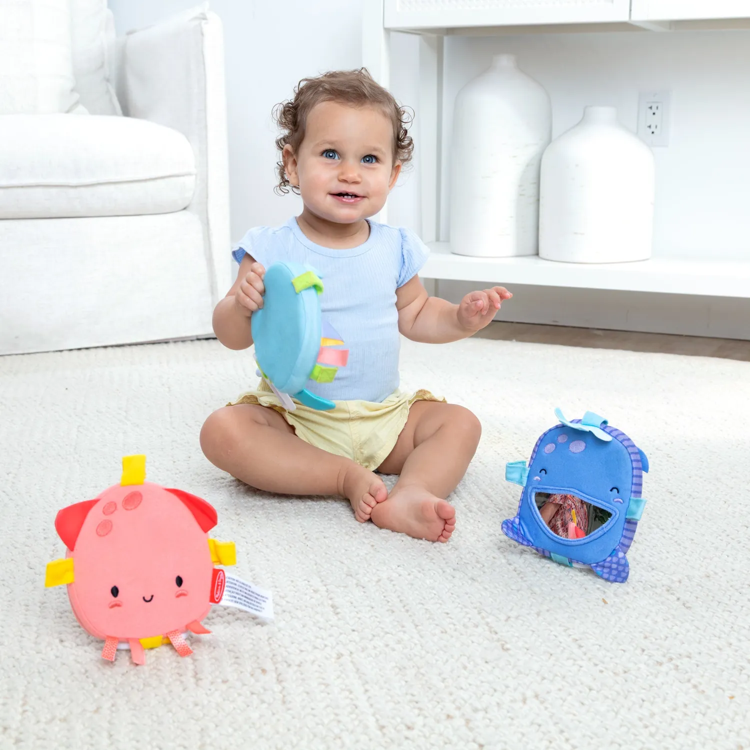 Melissa & Doug Ocean Waves Bounce babyspeelgoed 3 stuks