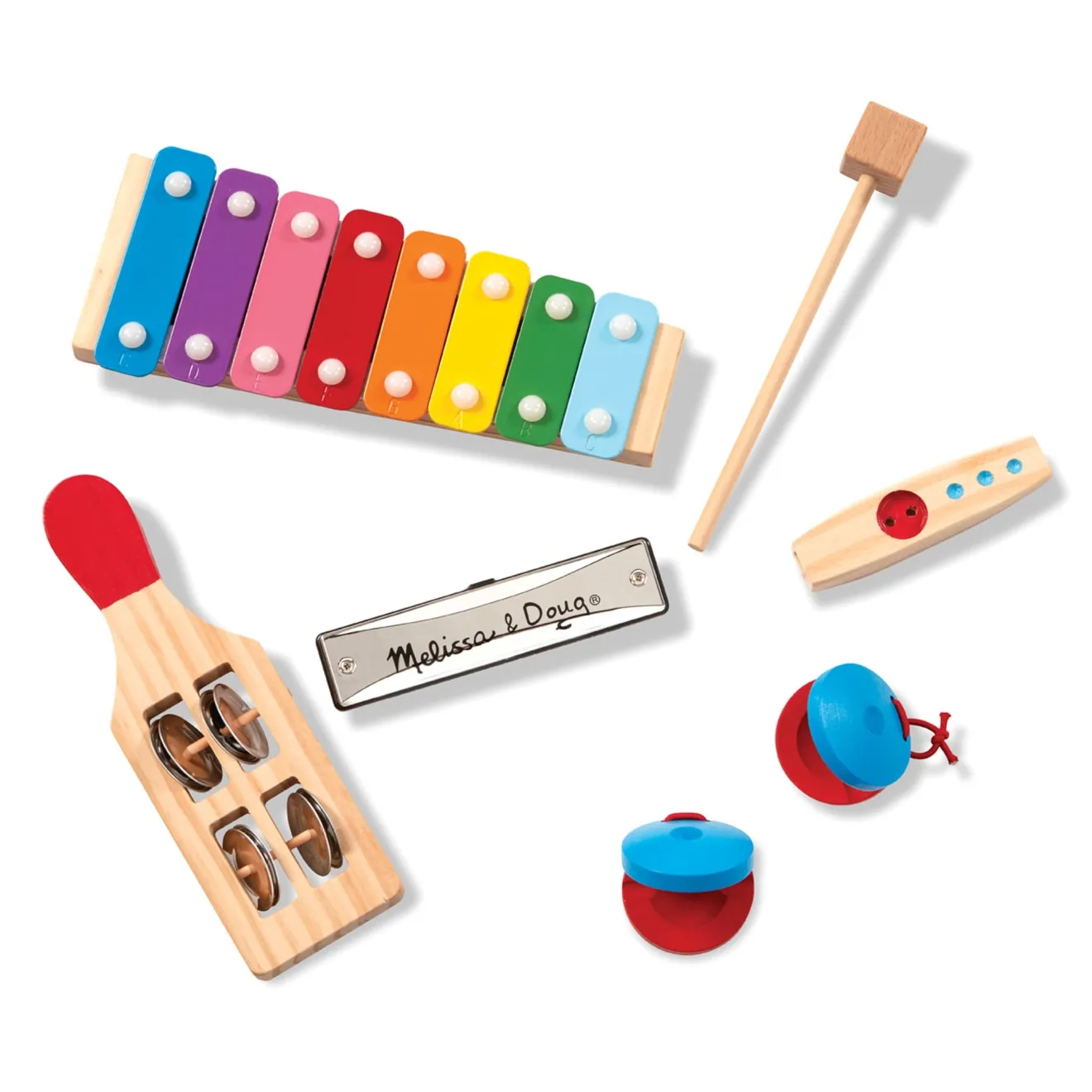 Melissa & Doug Band-in-a-Box Hum Jangle Shake muziekset 5-delig