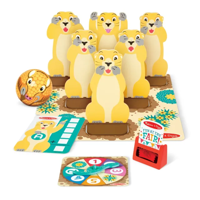 Melissa & Doug Fun at the Fair! Armadillo Roll & Bowl kegelspel