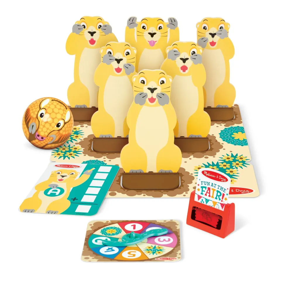 Melissa & Doug Fun at the Fair! Armadillo Roll & Bowl kegelspel