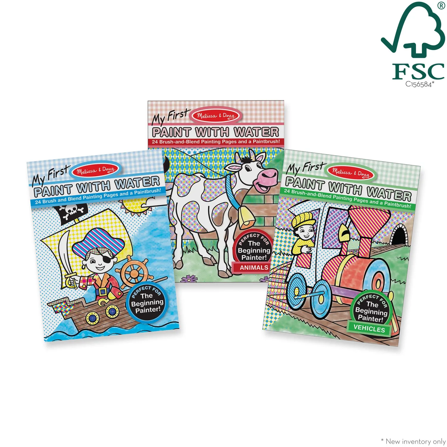Melissa & Doug My First Paint with Water kleurboek 3-pack