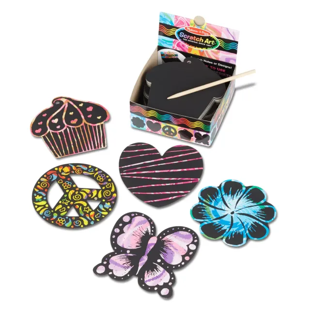 Melissa & Doug Scratch Art Friendship Notes kraspapier 125 stuks
