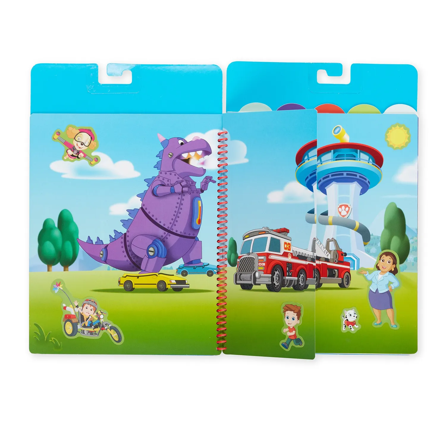 Melissa & Doug Flip-Flap Pad Ultimate Rescue stickerboek 130 herbruikbare stickers