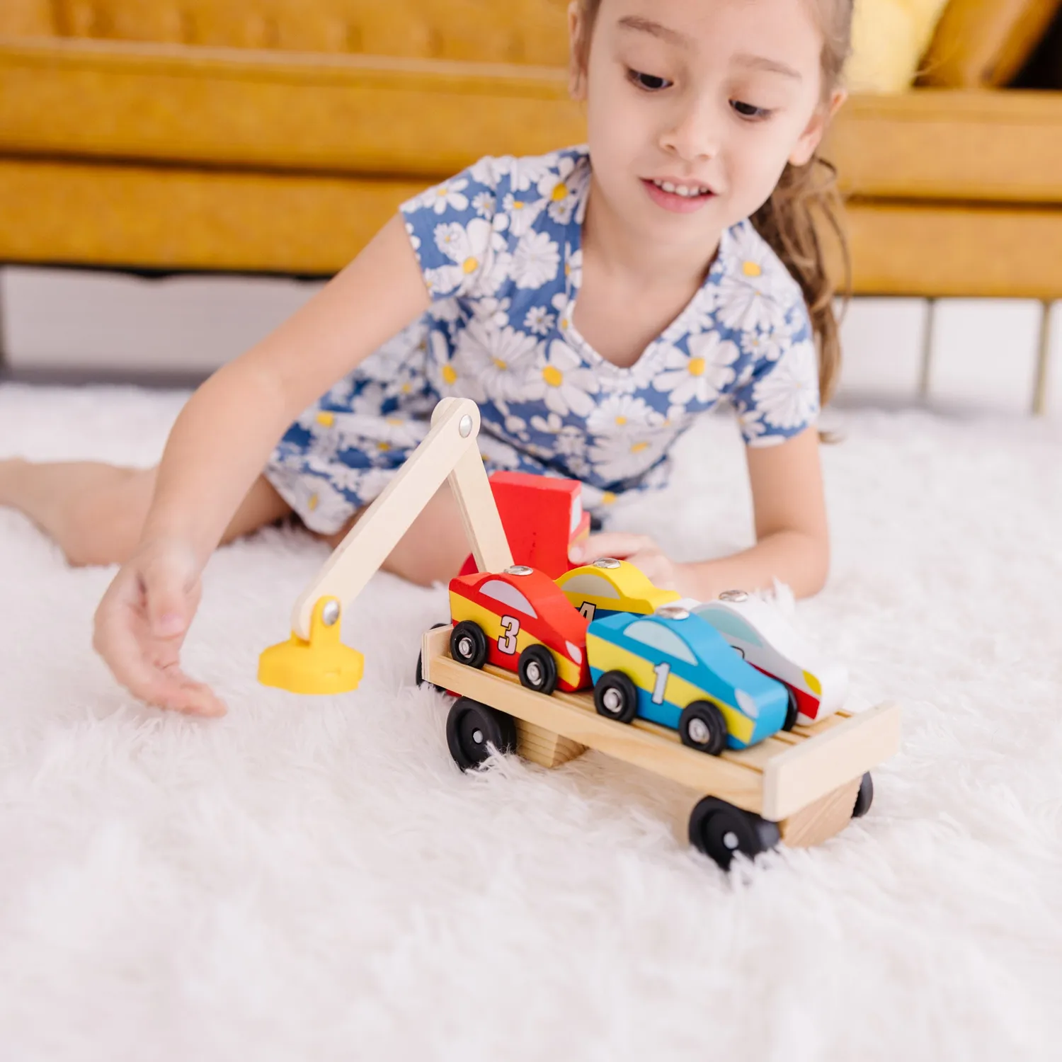Melissa & Doug Magnetic Car Loader autotransporter