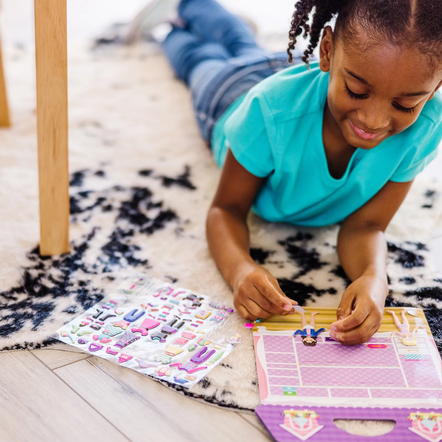 Melissa & Doug Puffy Sticker Dress-Up stickerboek 76 stickers