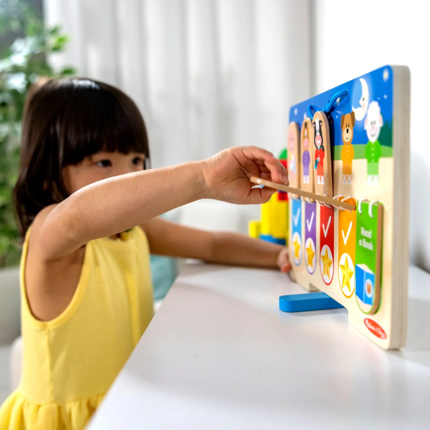 Melissa & Doug My Daily Routines Chart routinebord ochtend en bedtijd