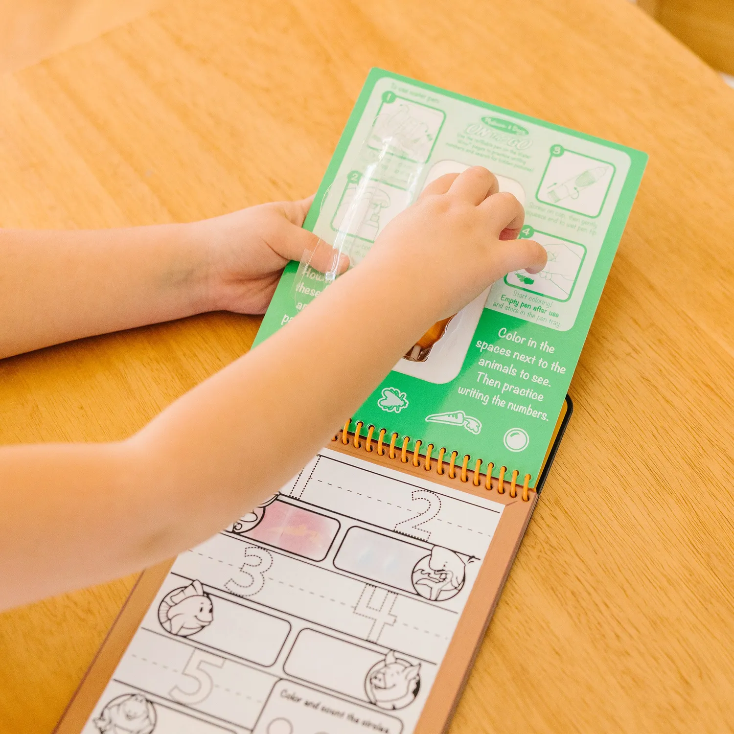 Melissa & Doug Water Wow Numbers waterkleurboek 1-20