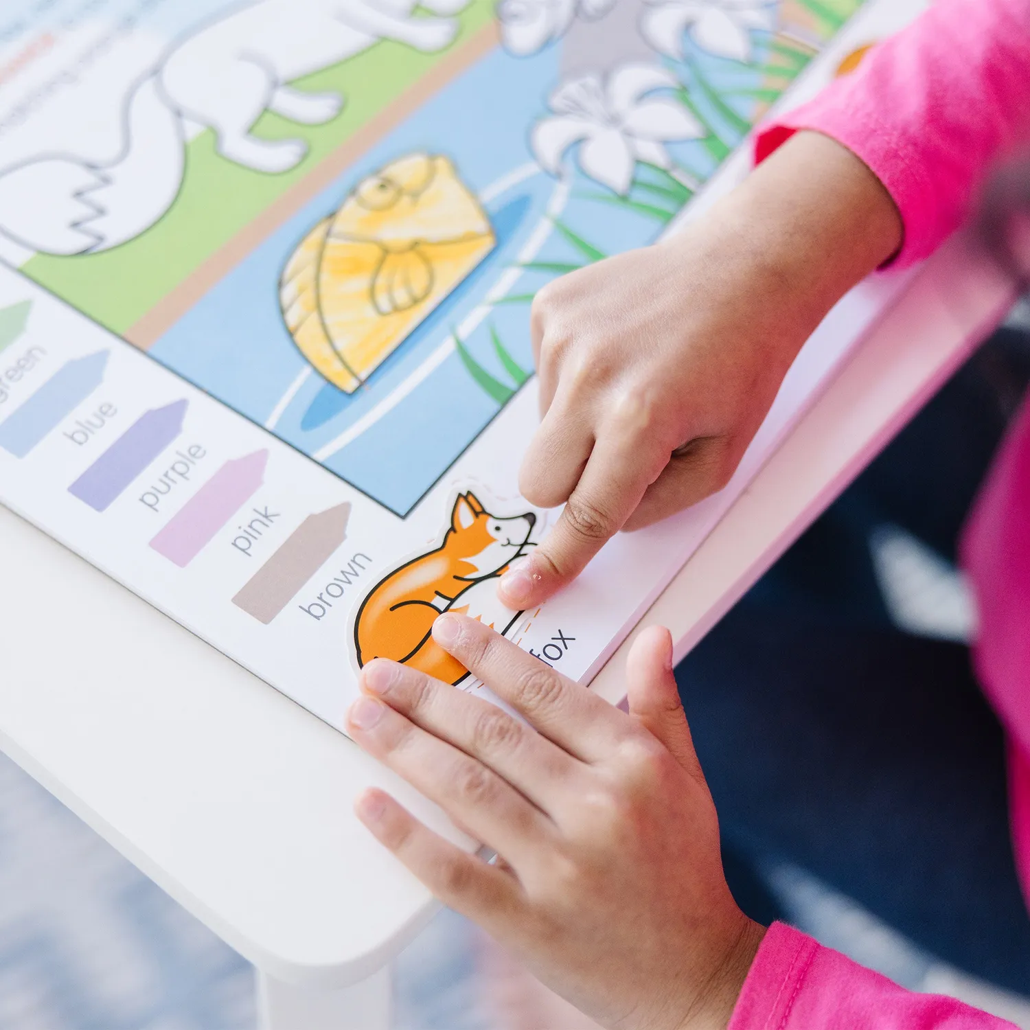 Melissa & Doug Colors & Shapes activiteitenblok stickers