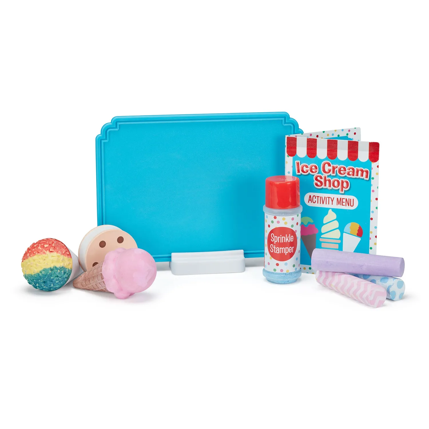 Melissa & Doug IJssalon Stoepkrijt Set 33-delig Krijt
