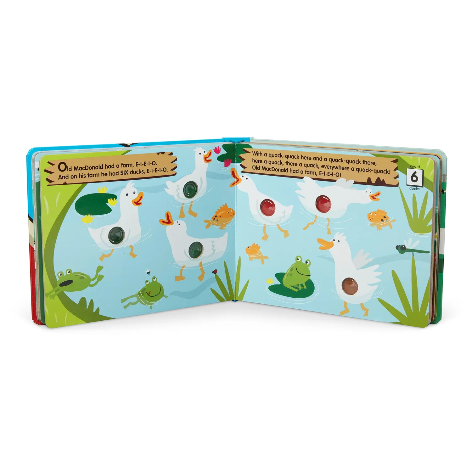 Melissa & Doug Poke-a-Dot Old MacDonald Boerderij kartonboek met geluid