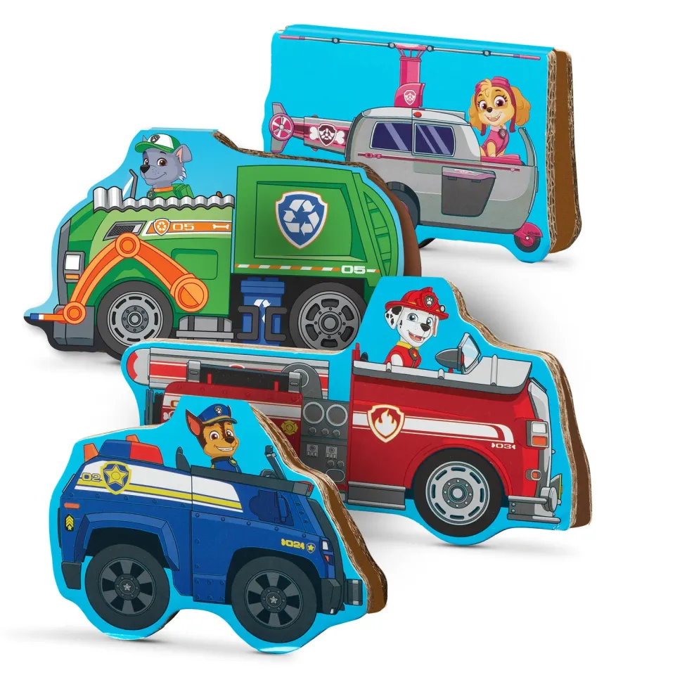 Melissa & Doug PAW Patrol Jumbo Cardboard Blocks bouwblokken 37 stuks karton