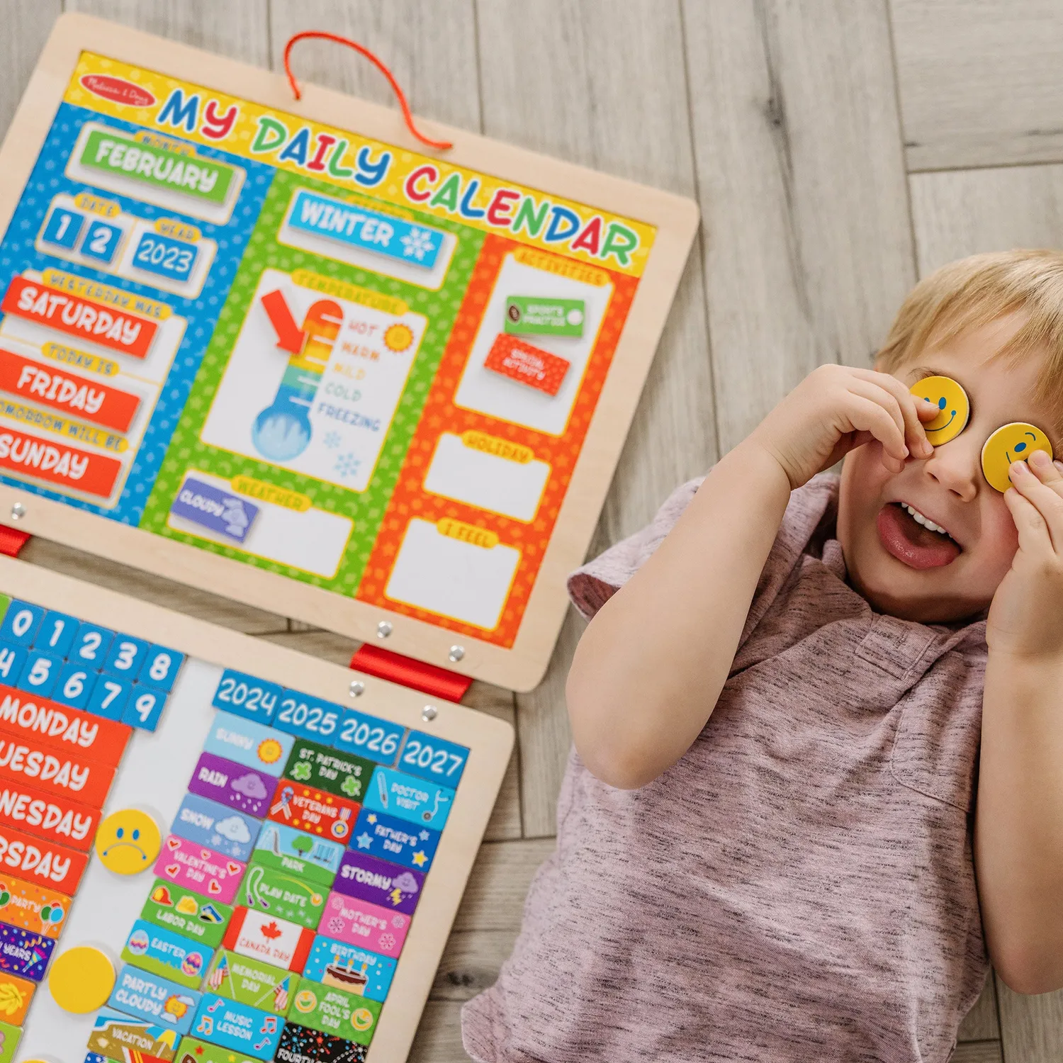 Melissa & Doug My Magnetic Daily Calendar magneetkalender 3-5 jaar