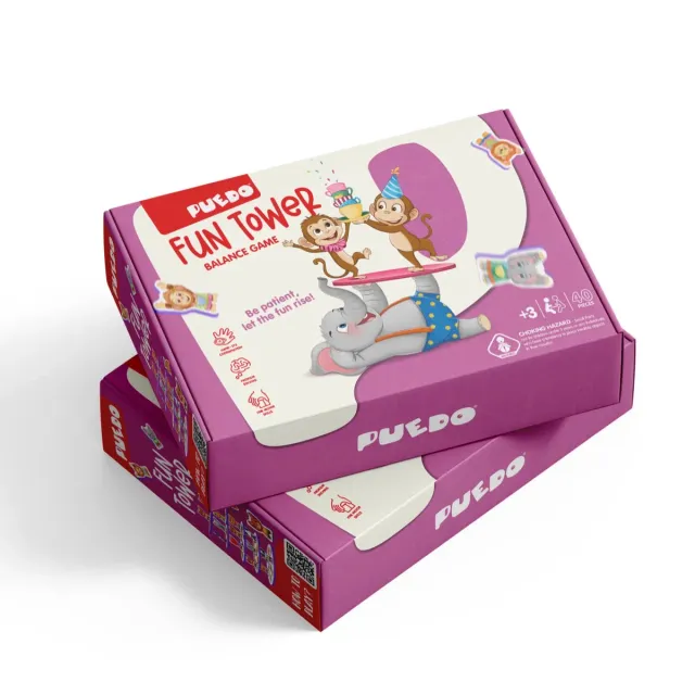 Puedo Fun Tower balanstoren stapelspel