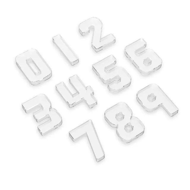 Guidecraft Loose Parts Number Trays bakjes doorzichtig