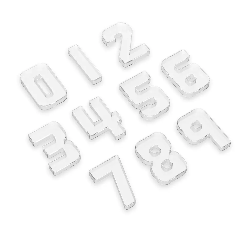 Guidecraft Loose Parts Number Trays bakjes doorzichtig
