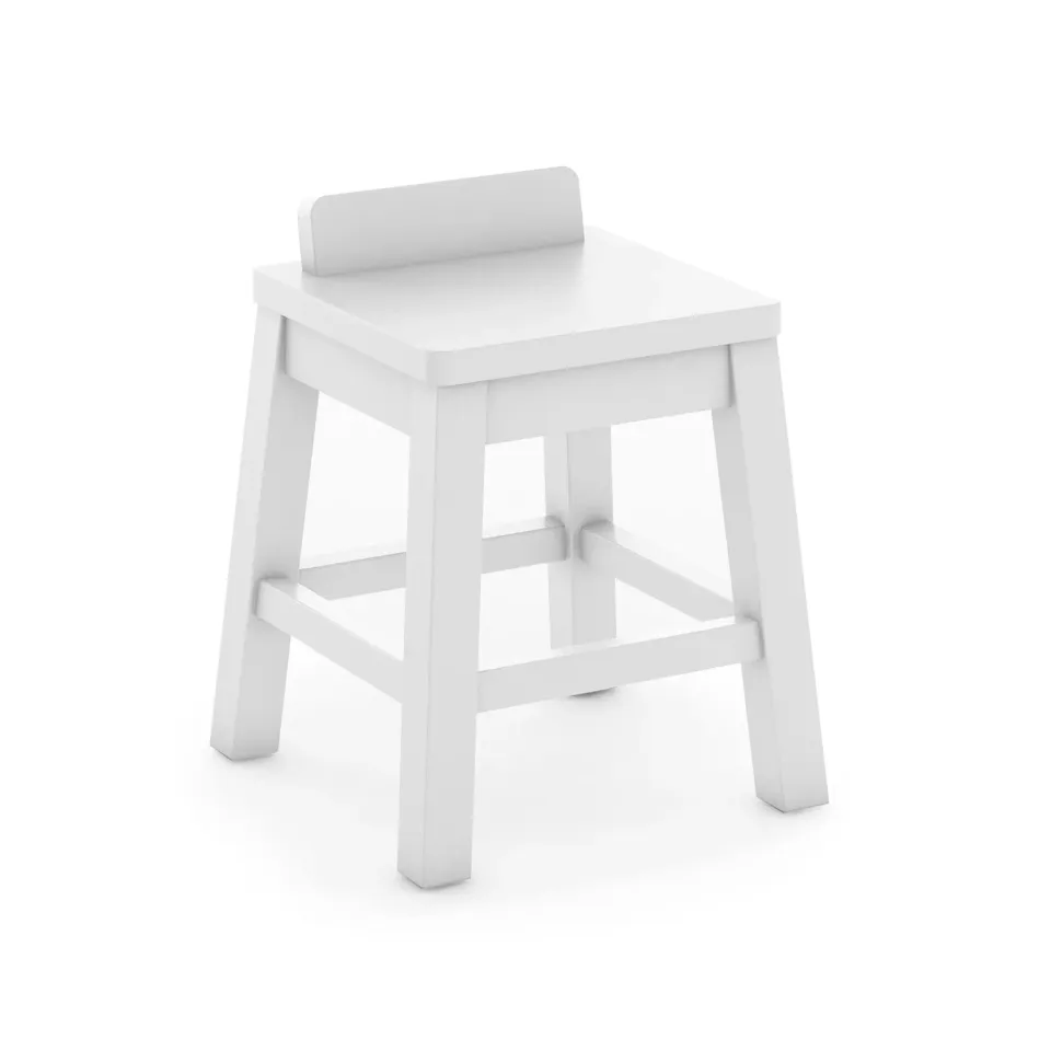 Guidecraft Martha Stewart Crafting Kids kruk set van 2 wit geel