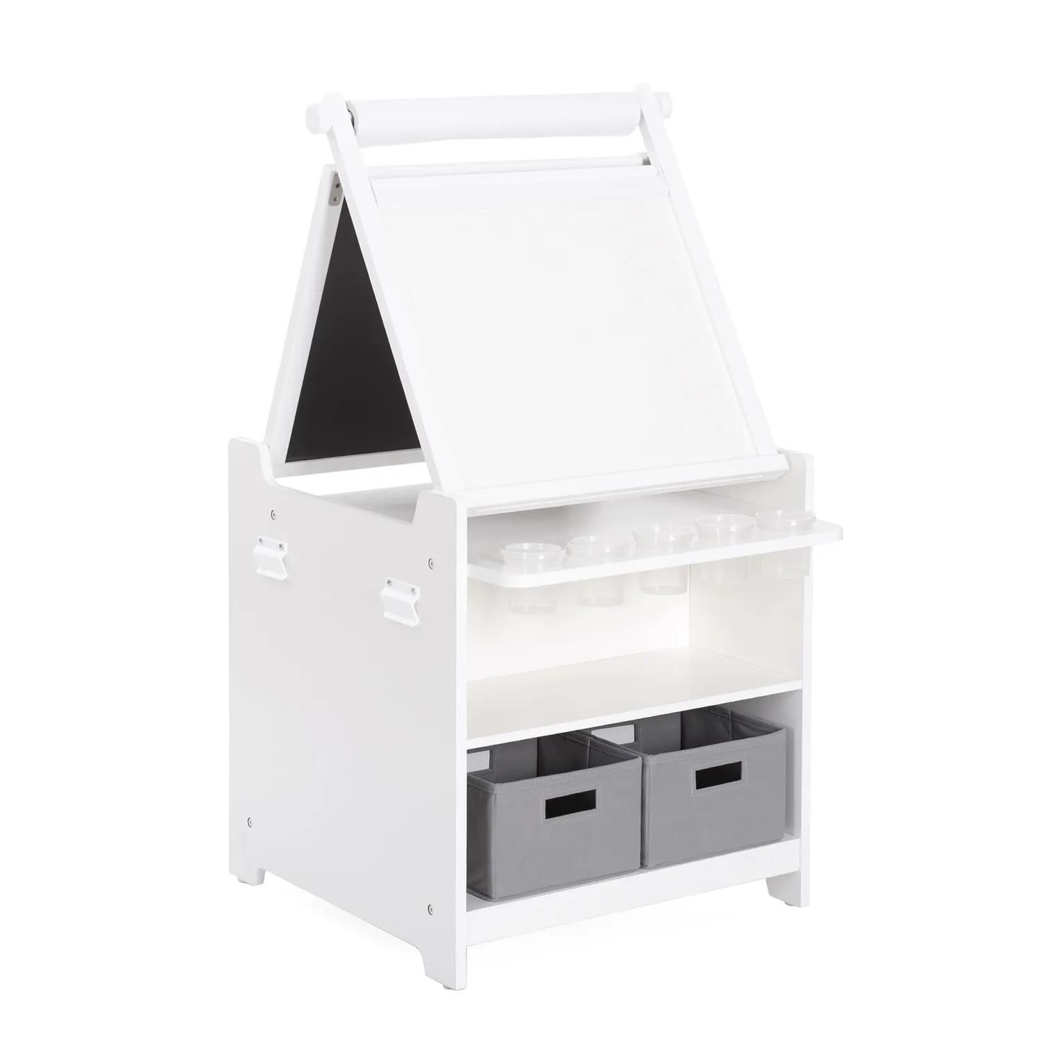Guidecraft Kids Desk to Easel Art Cart tekentafel naturel 24 inch