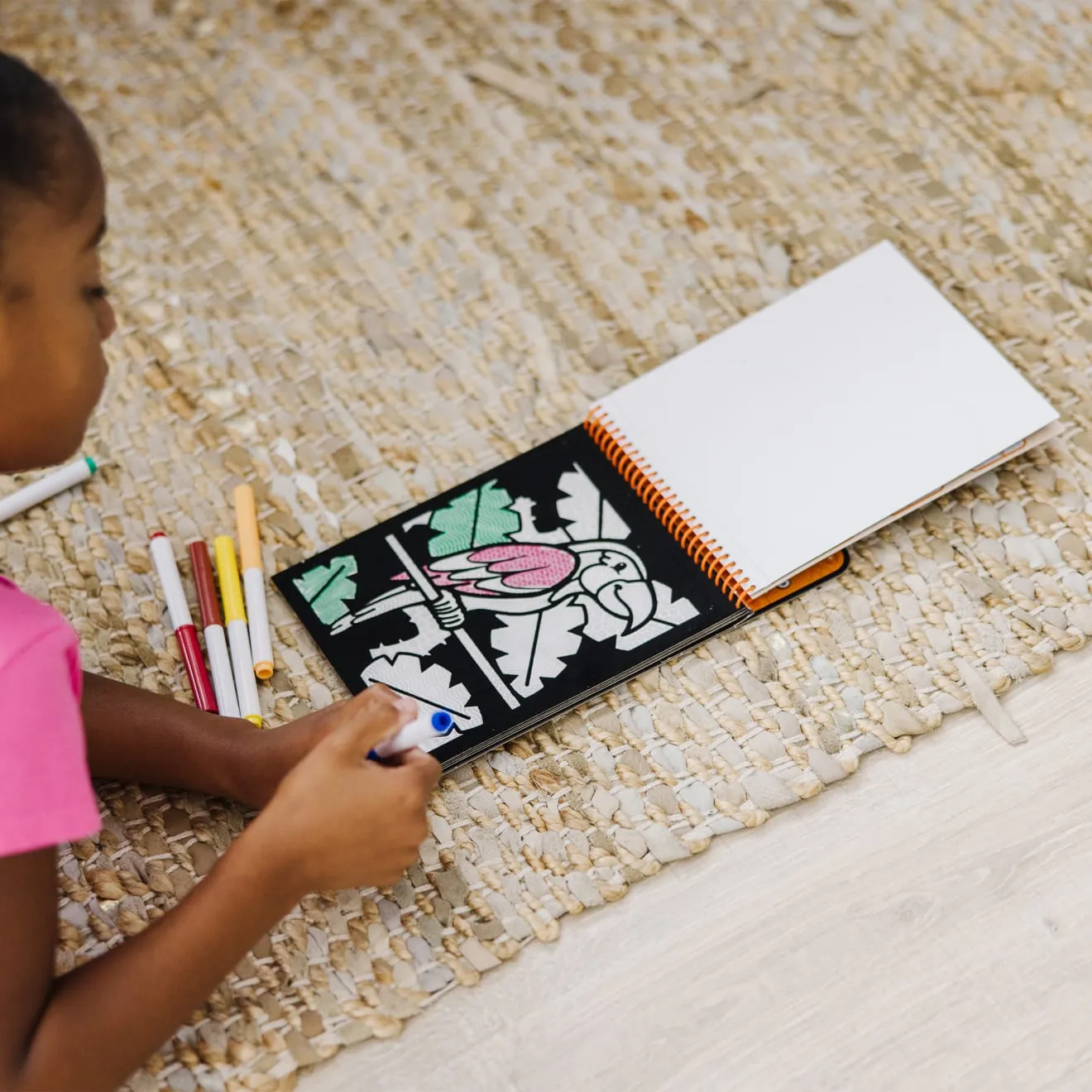 Melissa & Doug Magic Velvet Animal kleurboek met 6 stiften