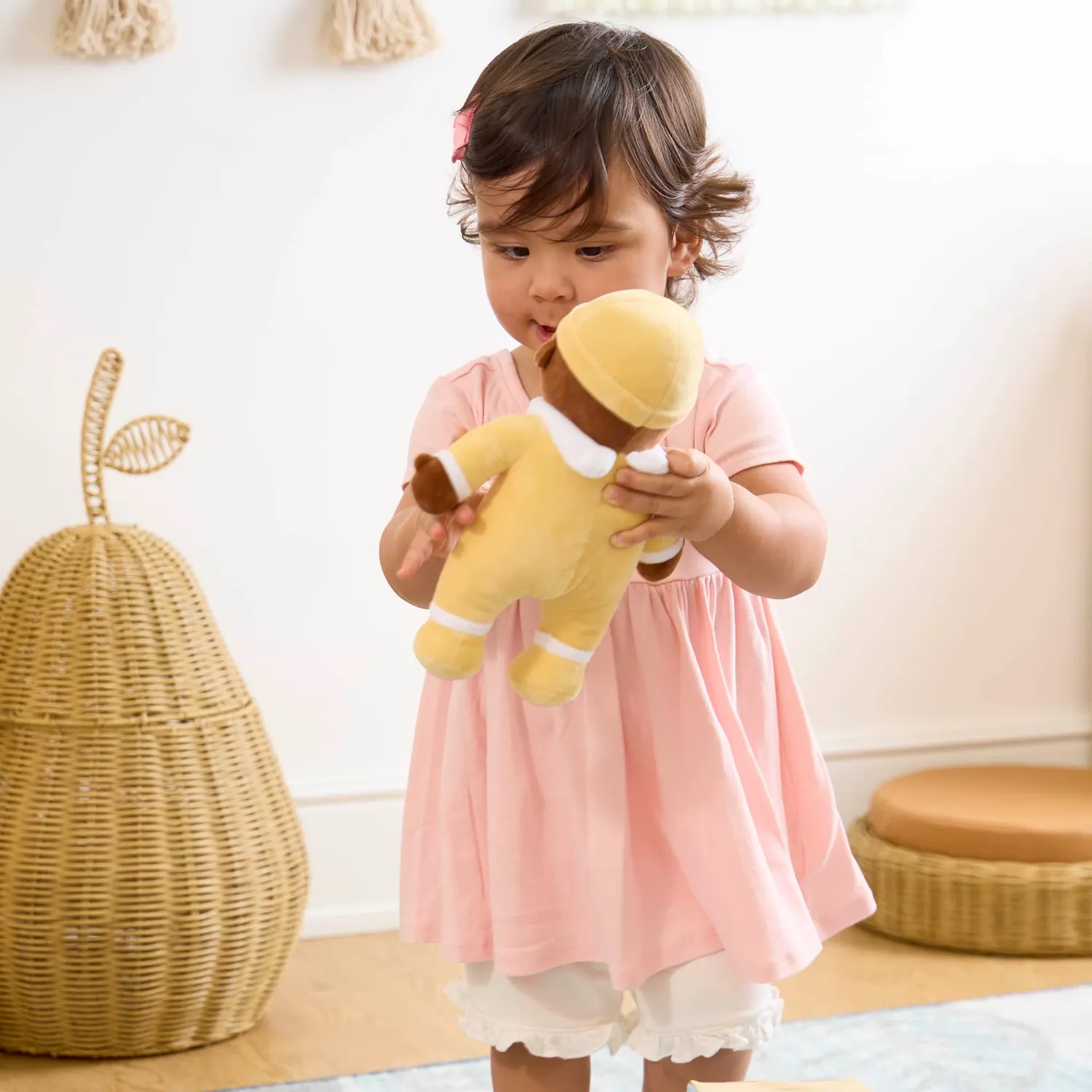 Guidecraft Cuddle Dolls knuffelpoppen set van 4