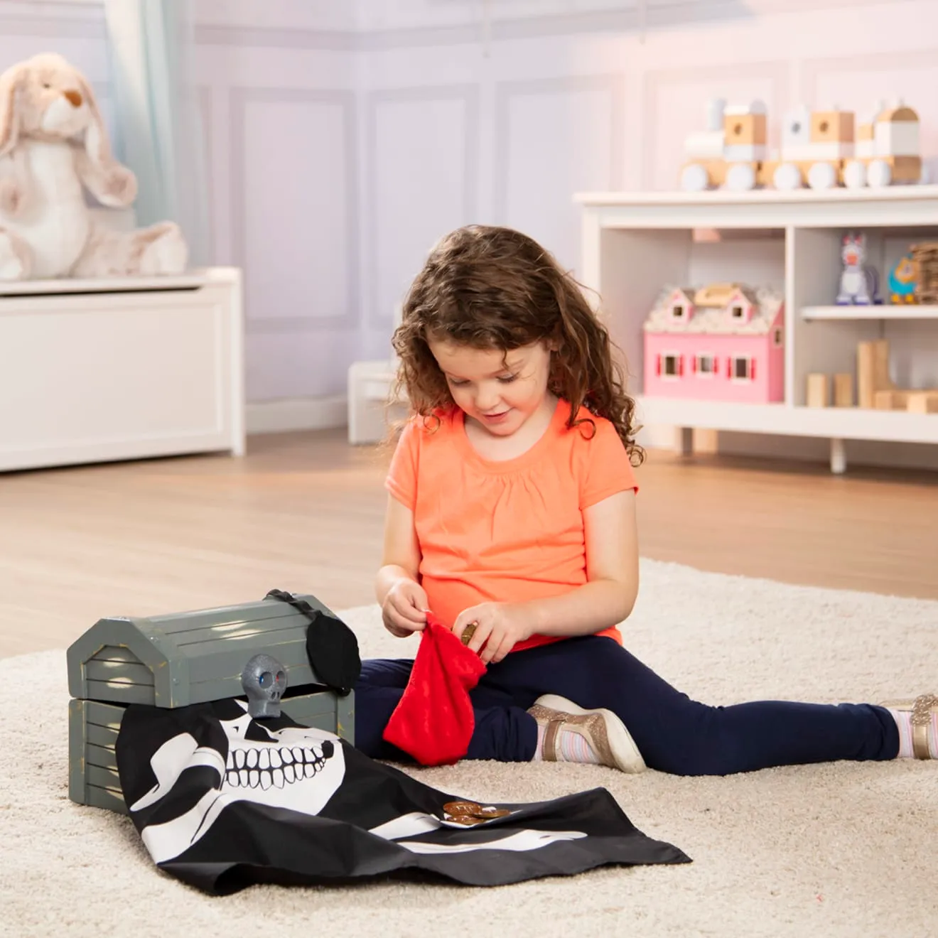 Melissa & Doug Piratenkist Houten Speelset Accessoires