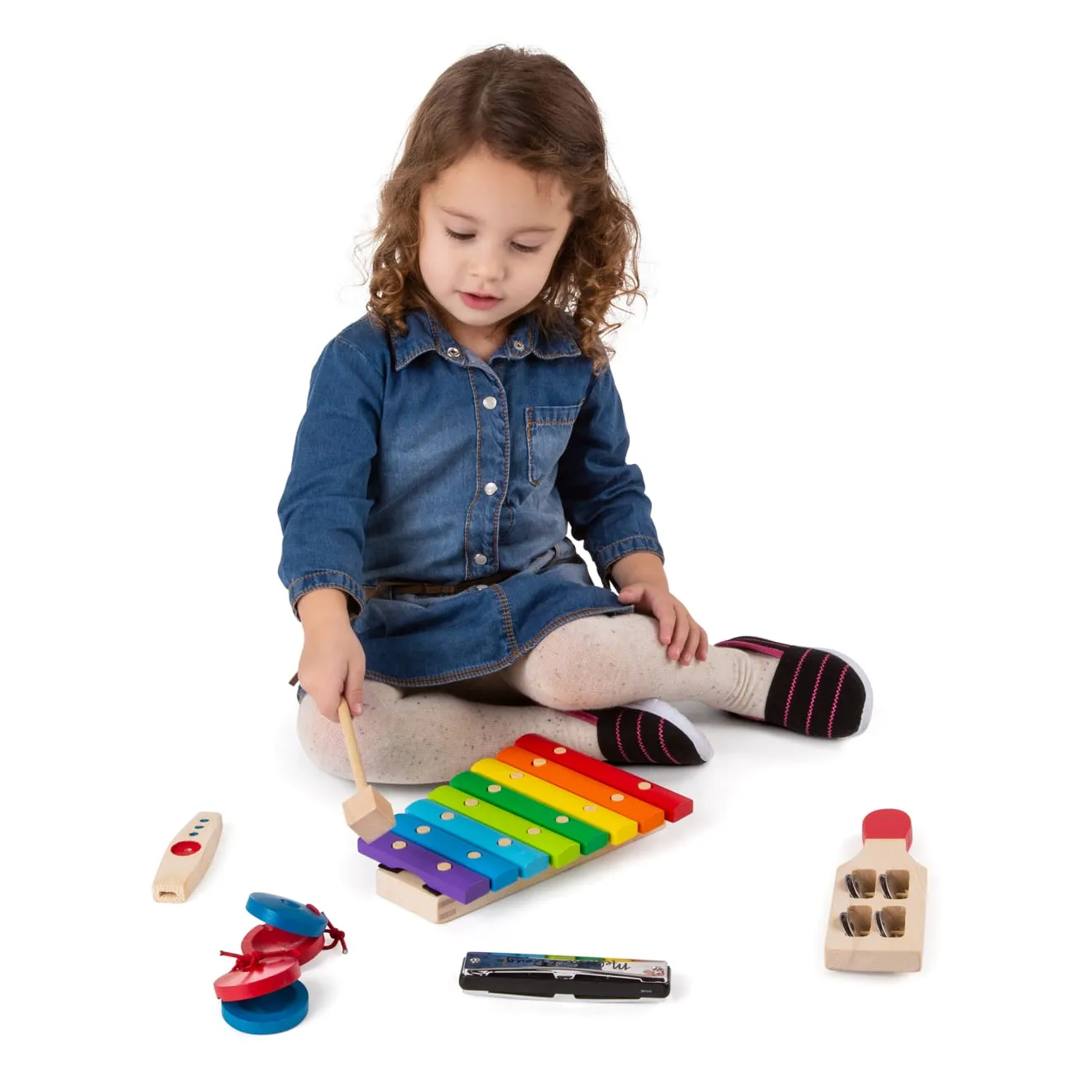 Melissa & Doug Band-in-a-Box Hum Jangle Shake muziekset 5-delig
