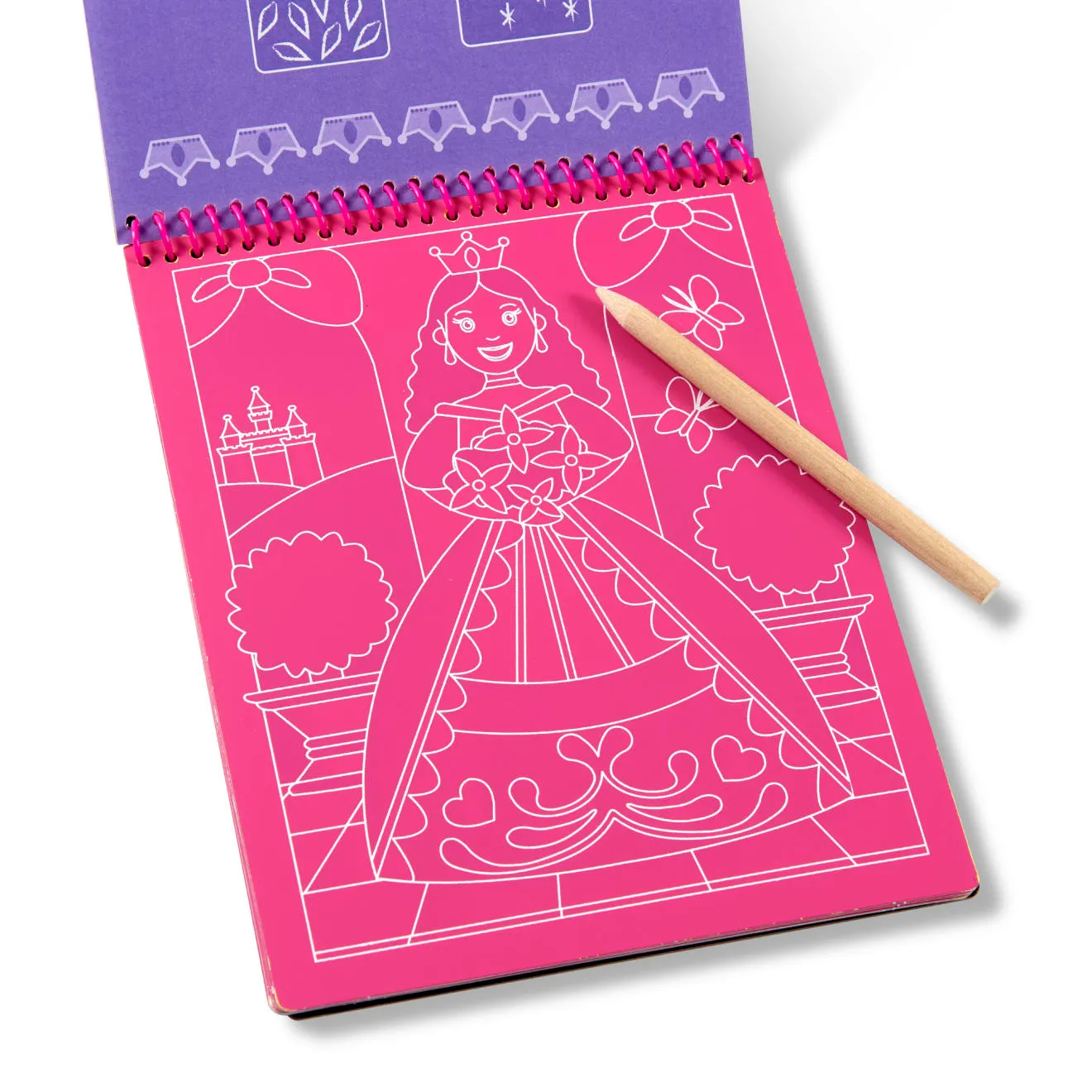 Melissa & Doug On the Go Fairy Tales krasboek 12 platen