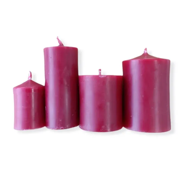 Ginger Fairy Kaspar Stompkaars bijenwas kaars rood