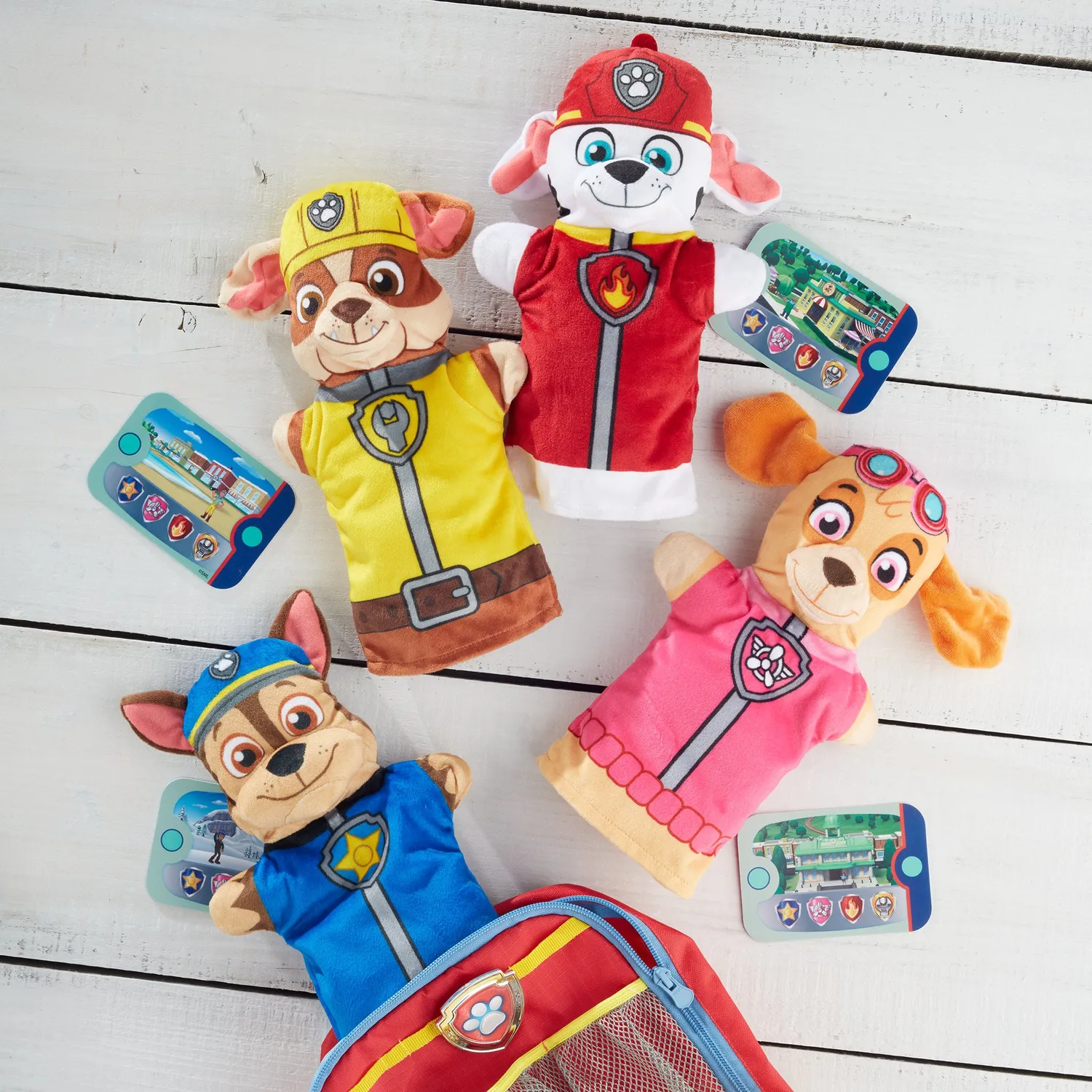 Melissa & Doug PAW Patrol handpoppen 4 stuks