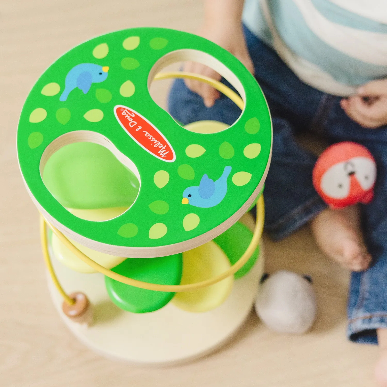 Melissa & Doug Rollables Treehouse Twirl knikkerbaan baby