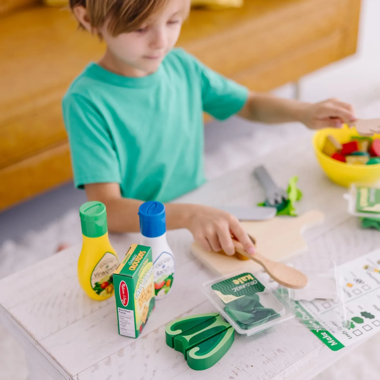Melissa & Doug Slice & Toss Salad Set saladeset 52-delig