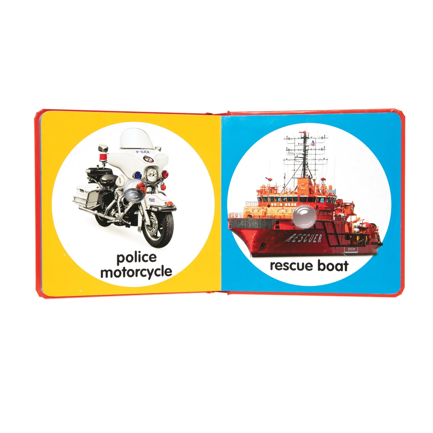 Melissa & Doug Poke-a-Dot kartonboek noodvoertuigen 10 pagina's