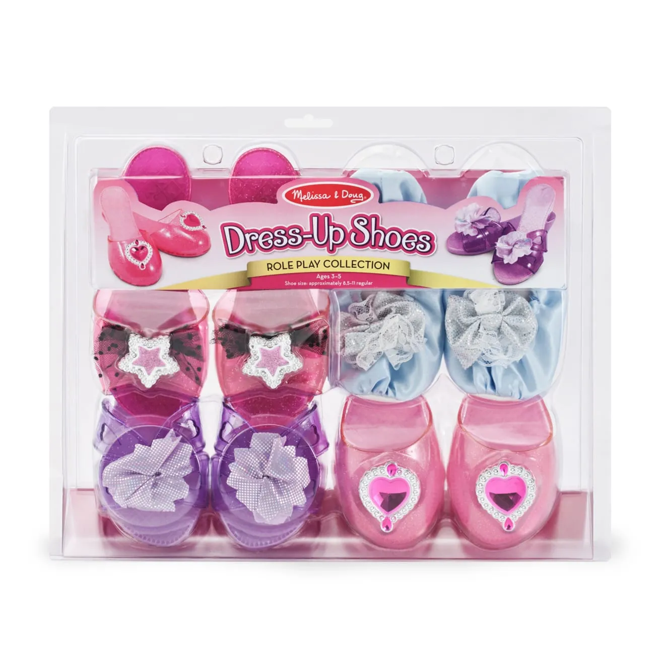 Melissa & Doug Step In Style verkleedschoenen 4 paar