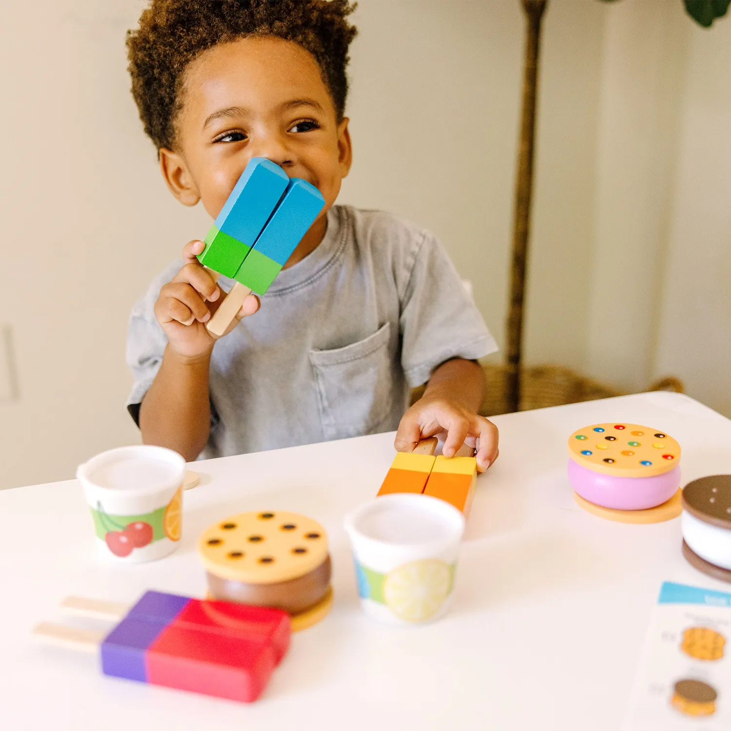 Melissa & Doug Frozen Treats ijsjes speelset 24-delig houten