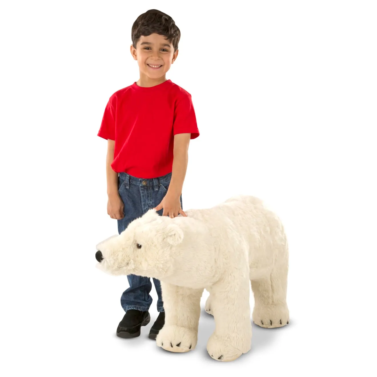 Melissa & Doug Giant Polar Bear knuffel ijsbeer 76 cm pluche