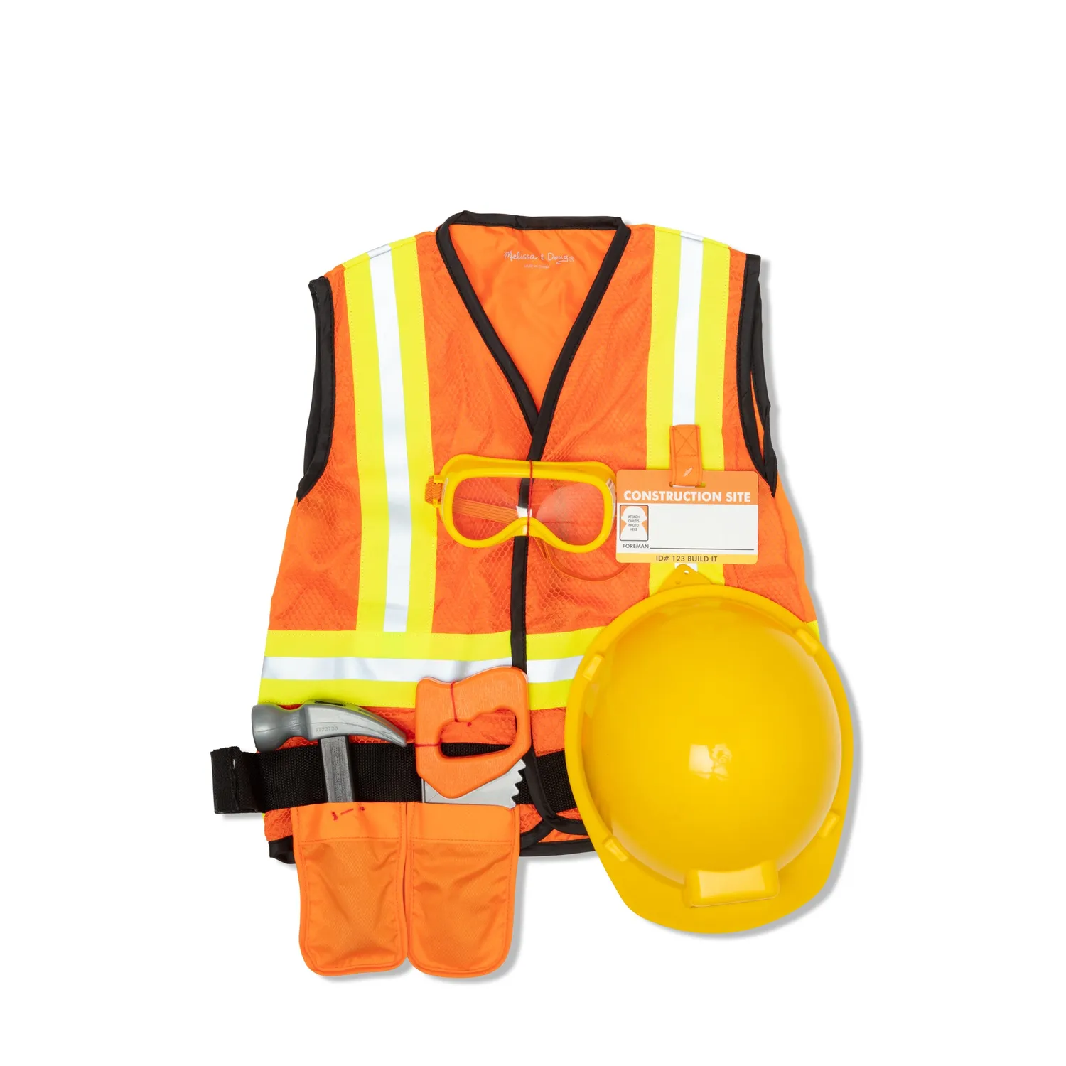 Melissa & Doug Construction Worker verkleedset 3-6 jaar