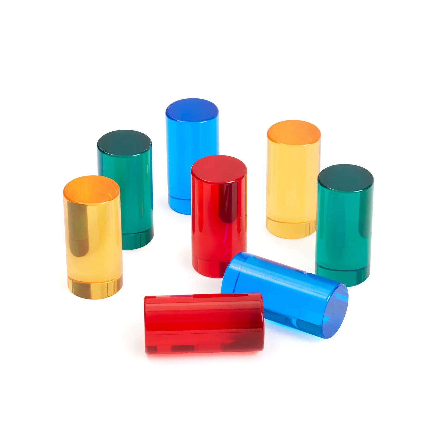 Guidecraft Light and Color Geo bouwblokken acryl 18 maanden