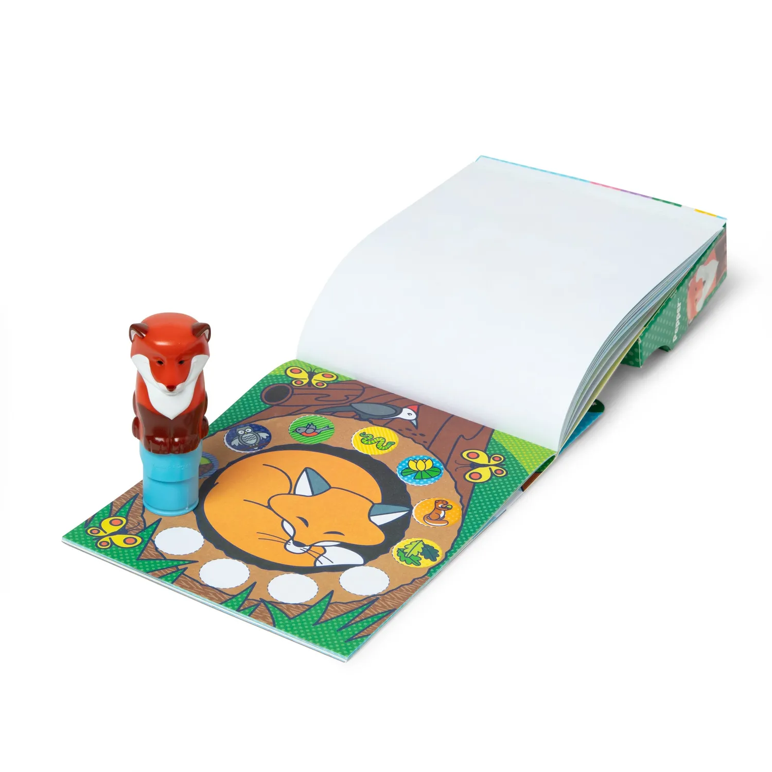 Melissa & Doug Sticker WOW! Fox stickerstempel 300 stickers