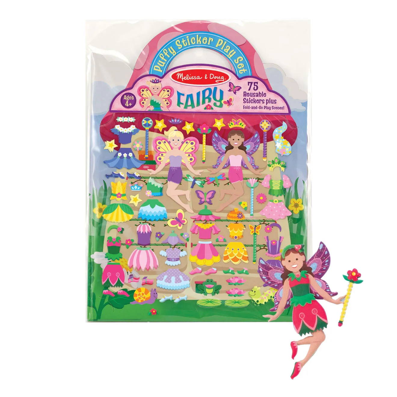 Melissa & Doug Puffy Stickers Play Set Fairy stickers 75 stuks
