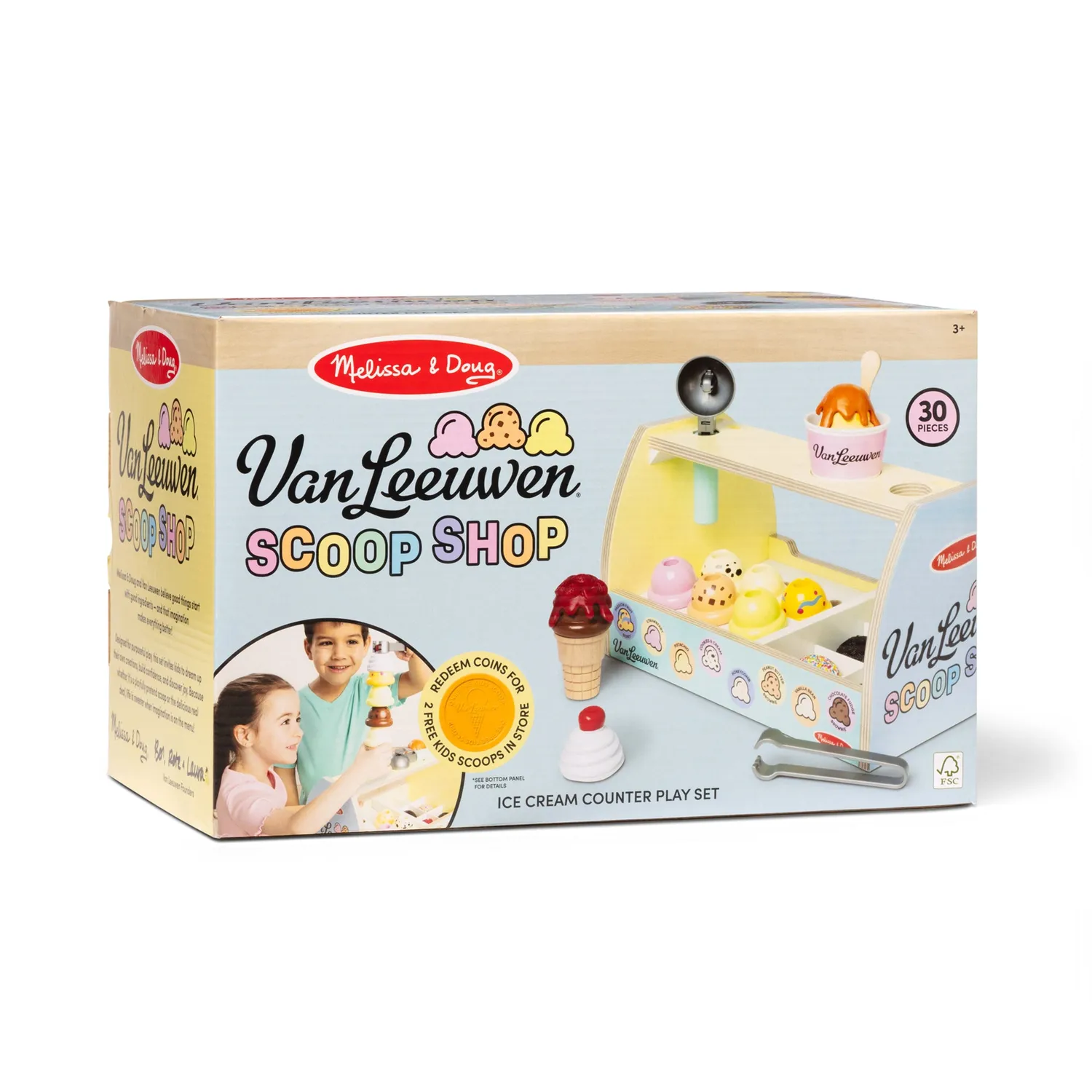Melissa & Doug Van Leeuwen IJssalon Hout 29-delig