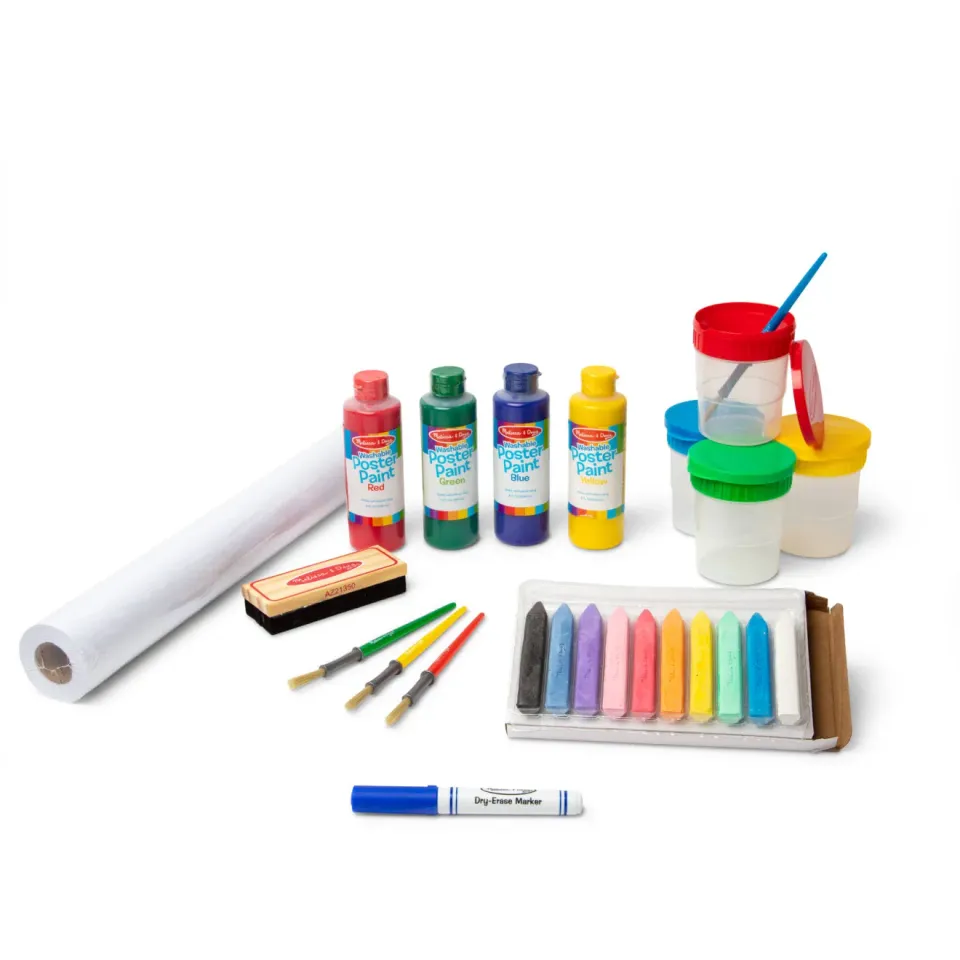 Melissa & Doug Easel Companion Accessory Set schilderset verf