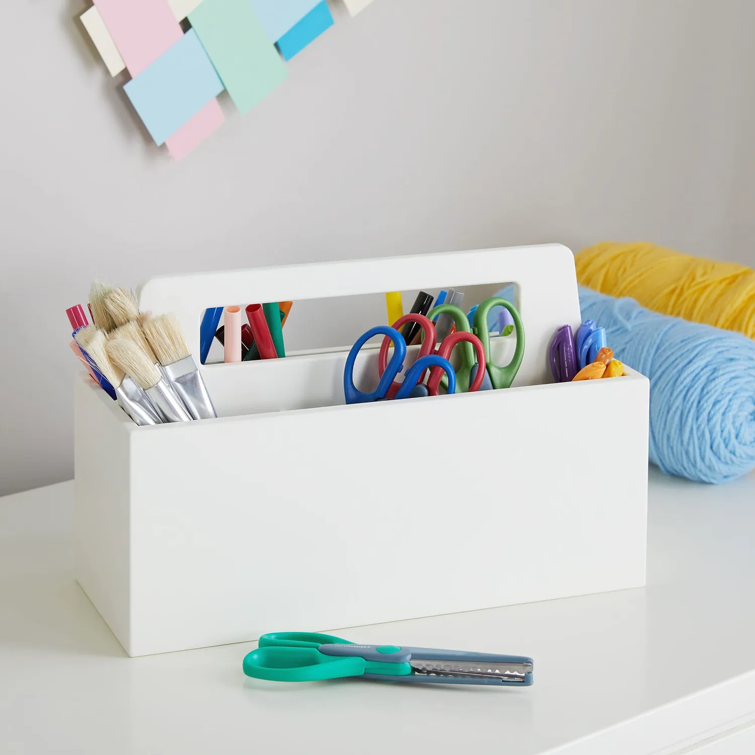 Guidecraft Martha Stewart Kids Wall Caddy opberger wit