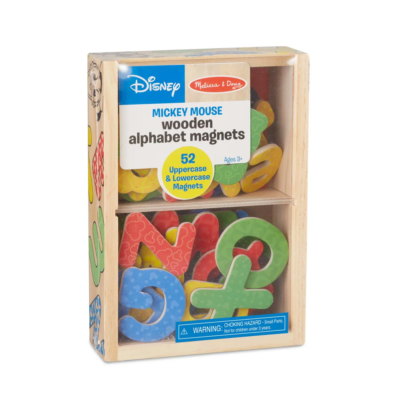 Melissa & Doug Mickey & Friends magneetletters hout 52-delig