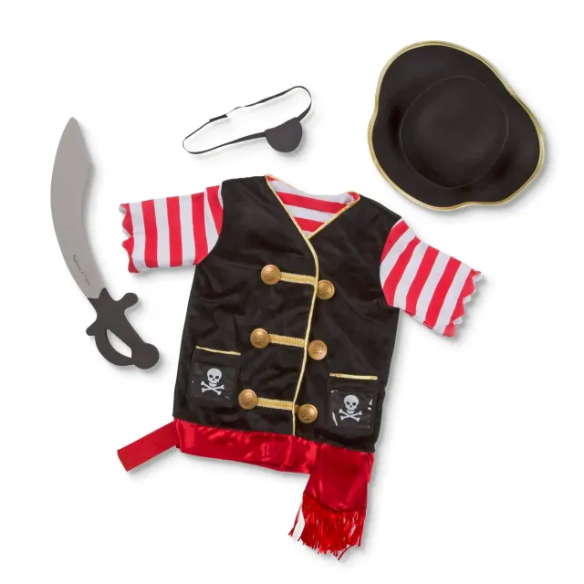 Melissa & Doug Pirate verkleedset piraat 3-6 jaar 5-delig