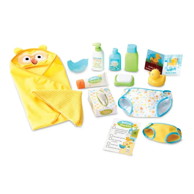 Melissa & Doug Mine to Love poppen bad- en verschoonset 19-delig