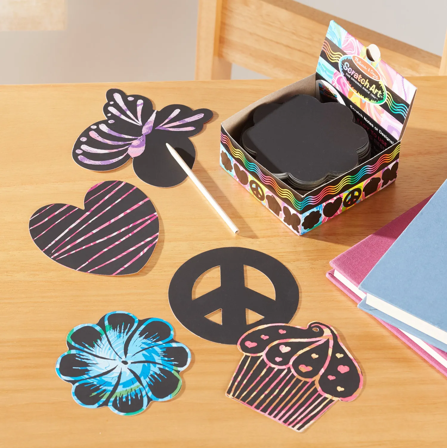 Melissa & Doug Scratch Art Friendship Notes kraspapier 125 stuks